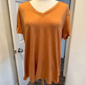 Mudd Roadtrip Tee – Rust Orange, Size XL 🍂